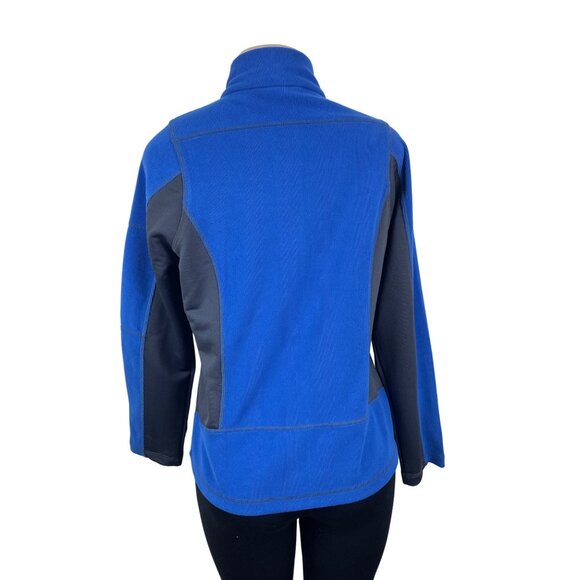 North End Women's Zip Up Long Sleeve Blue Sweater Sz M - NWT - Picture 3 of 8